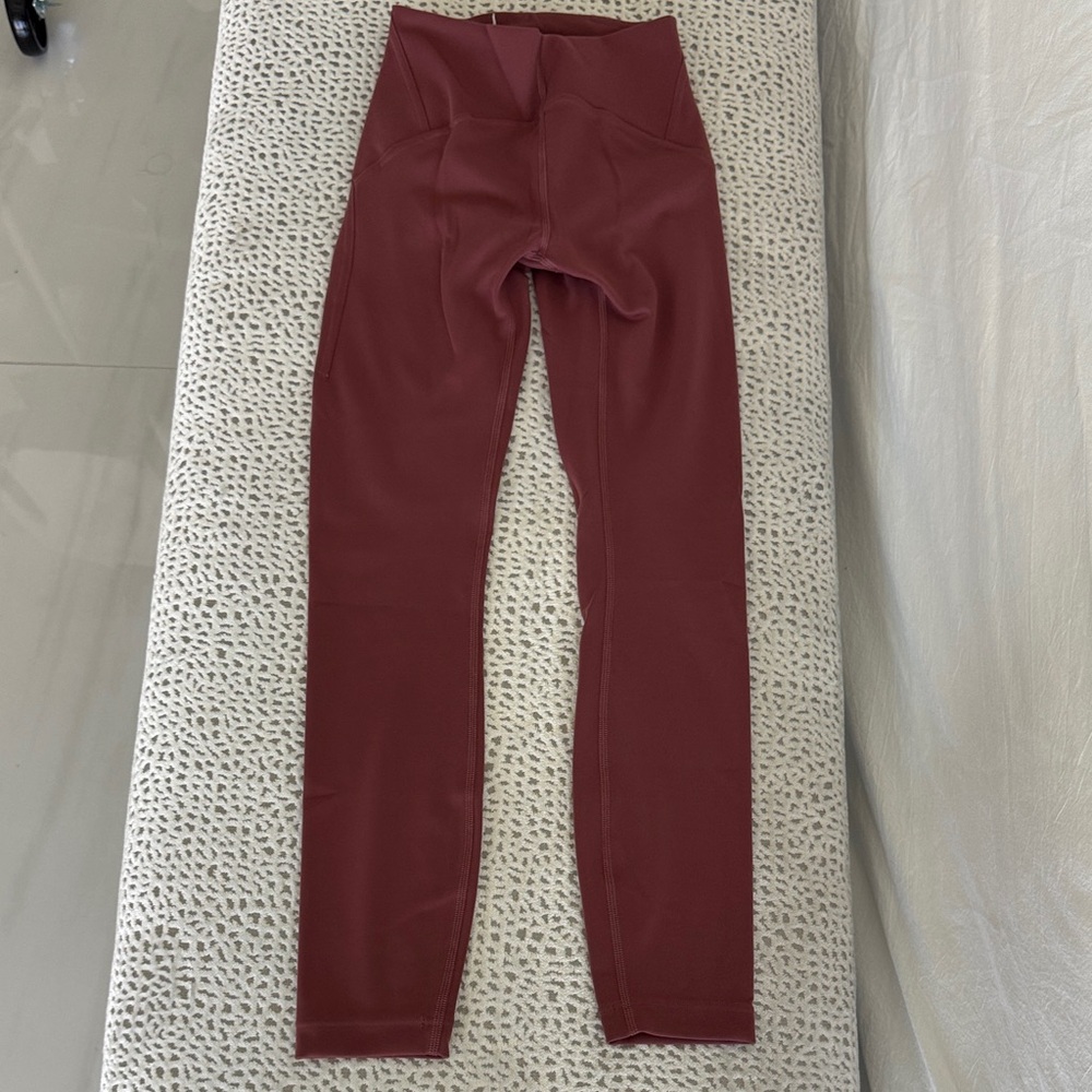 Comfy Maroon lululemon Leggings
